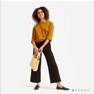 Everlane wide leg crop pant